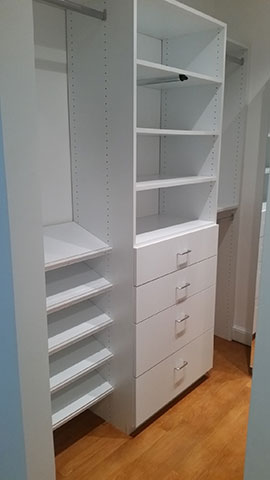 Custom Closets with Shoe Selves