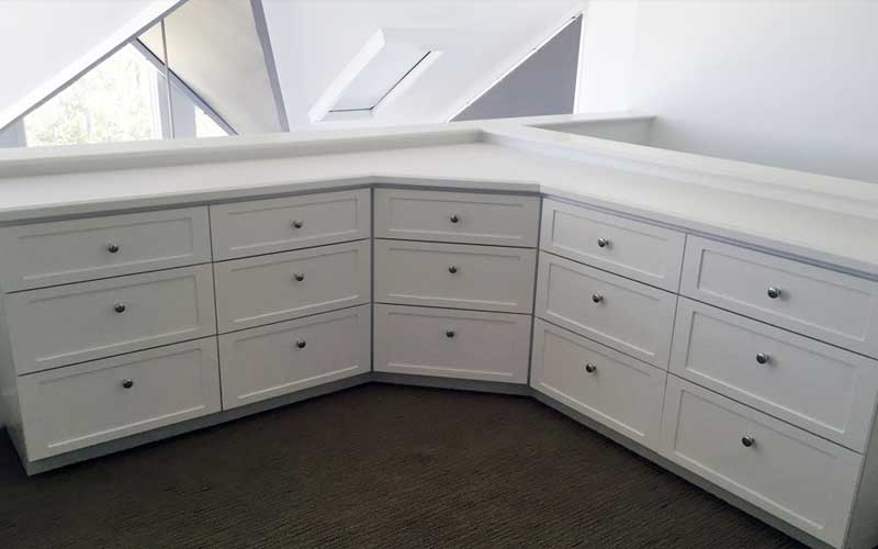 White Base Cabinets with drawers